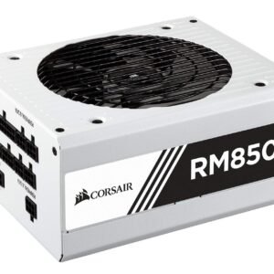 CORSAIR RMX White Series, RM850x, 850 Watt, 80+ Gold Certified, Fully Modular Power Supply - White (Renewed)